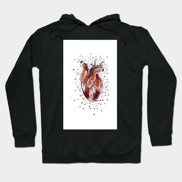 Valentines Heart Hoodie by PolSmart